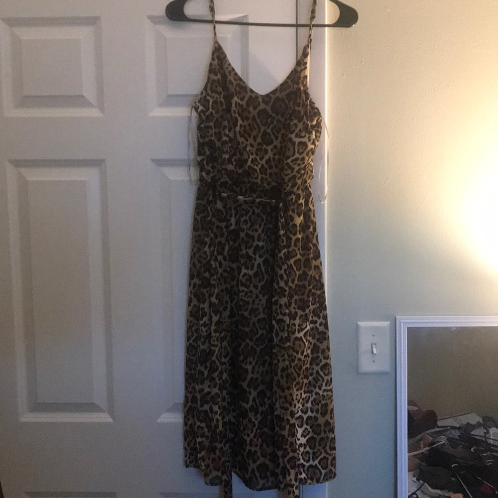 Leopard print dress